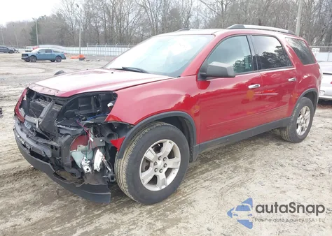 2012 GMC Acadia Sl z USA, uszkodzony, nr VIN 1GKKRNED3CJ132423